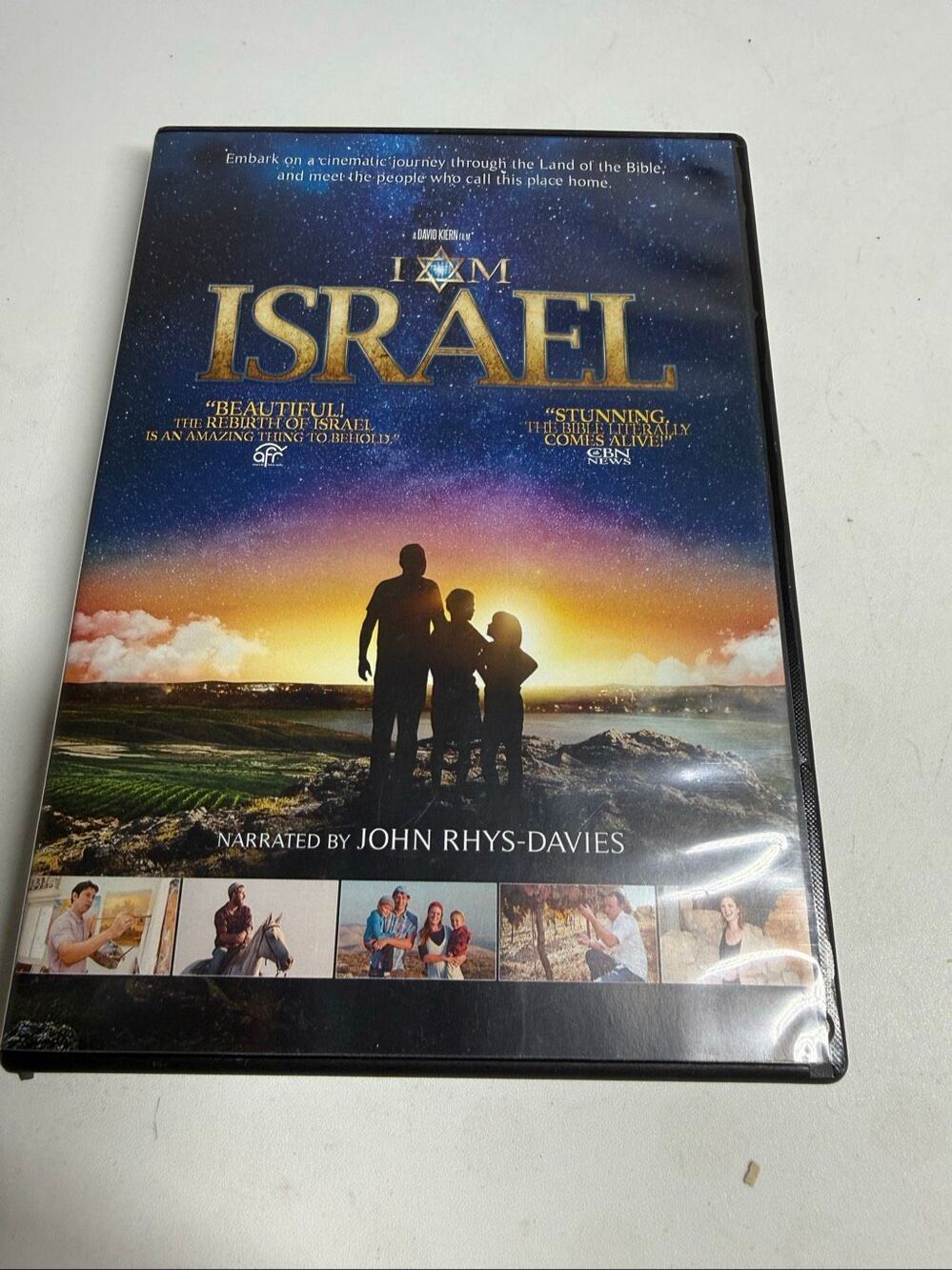 I Am Israel (DVD, 2017) John Rhys-Davies, David Kiern, Spiritual RARE OOP